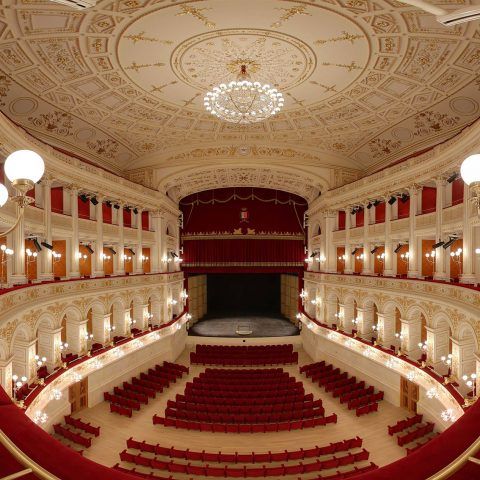 Teatro Amintore Galli | <strong>TEATRO AMINTORE GALLI</strong> | luogo <strong>Rimini, Italia</strong> | progetto <strong>Arch. Luigi Poletti</strong> | ph web